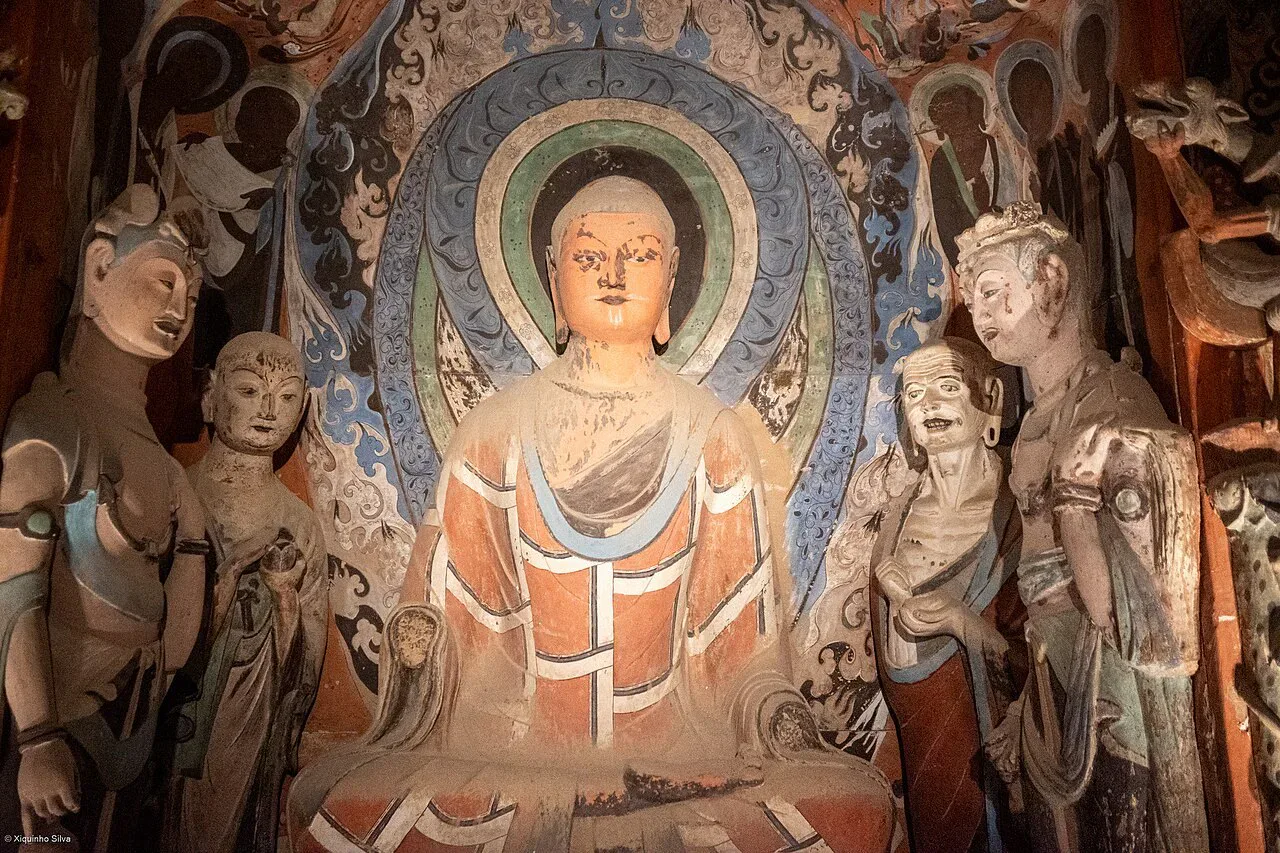 敦煌莫高窟外部景观